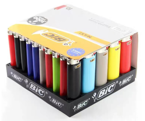 Classic Lighters BIC Lighters J26 Maxi BIC Lighters J26 Mini J25 53pcs Per Tray