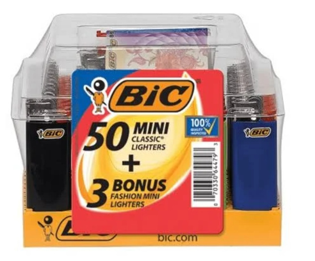 France BIC Lighters Original BIC Custom LighterJ26 Classic Lighters BIC 53pcs Per Box in US Stock Wholesale Price