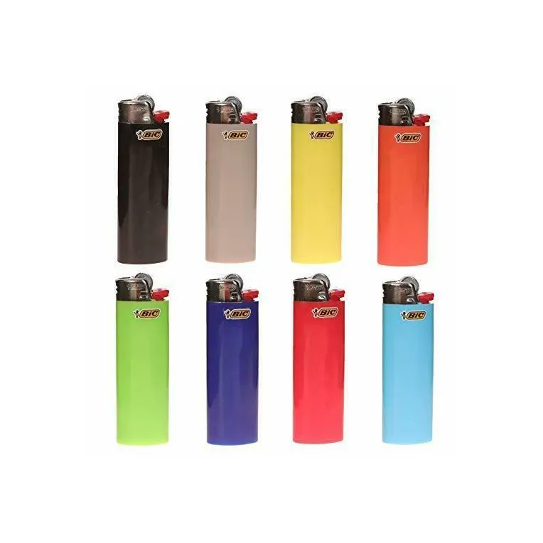 Original Bic Lighter j25 and J26 Classic Bic Gas Cigarette Lighter - Mini and Maxi J3 J5 J6 Gas Lighter Flint Disposable Gas Lig