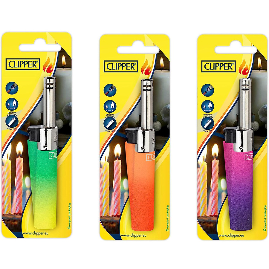 Clipper Lighter Gas Refilling Metal OEM Style Plastic Cigarette Spain Lighters Round Shape Wholesale