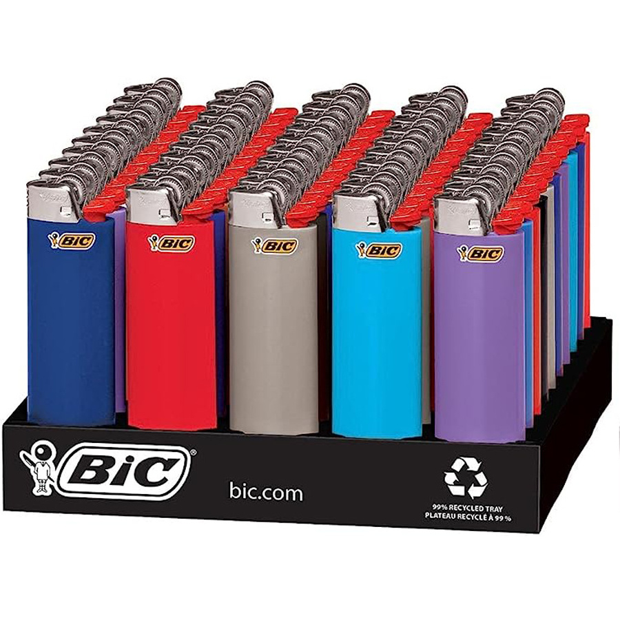 BIC Lighters J26 Wholesale Grinding Wheel Lighter BIC Refill BIG J6 SMALL J5 SLIM J3 Rainbow Color