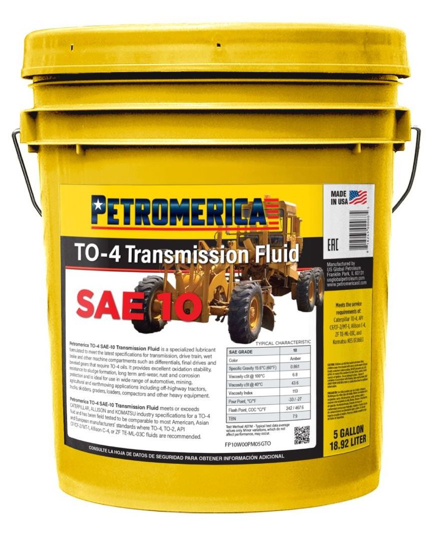 PETROMERICA TO-4 SAE-10 TRANSMISSION FLUID 5 Gallon