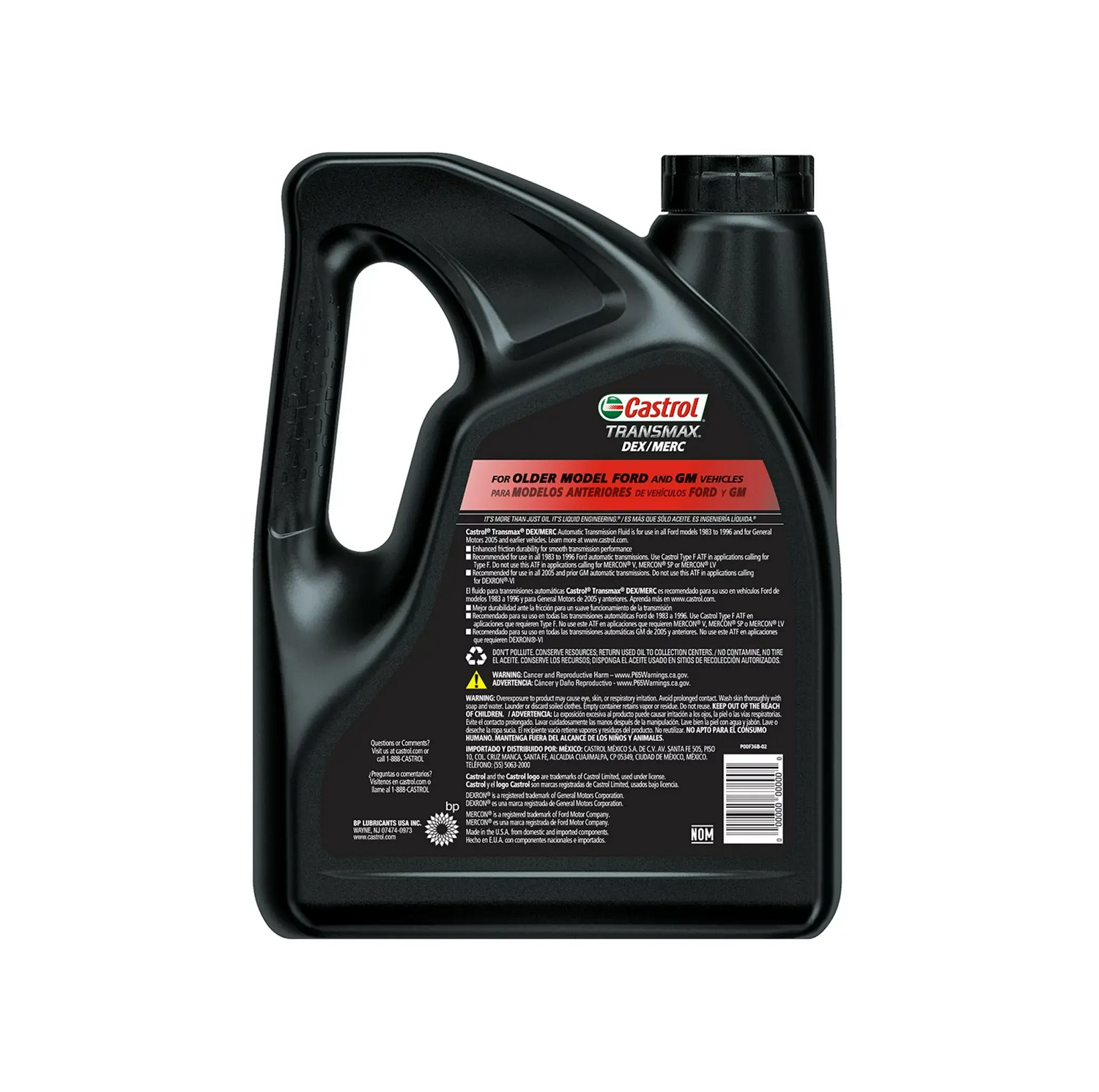 Castrol Transmax DEX/MERC Automatic Transmission Fluid ATF, 1 Gallon