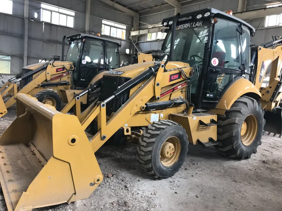 used 420E Caterpillar 420F 420E backhoe loader for sale, cheap used CAT 420 backhoe at low price