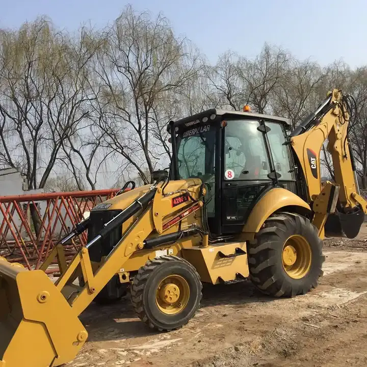 used 420E Caterpillar 420F 420E backhoe loader for sale, cheap used CAT 420 backhoe at low price