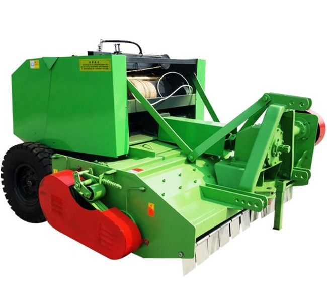 High working efficiency tractor PTO use hay round baler straw baler machine grass round baler