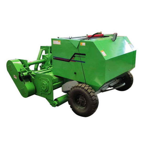 High working efficiency tractor PTO use hay round baler straw baler machine grass round baler