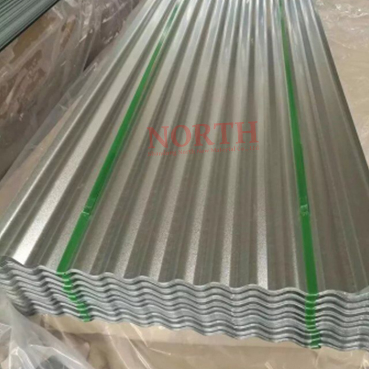 Aluzinc Aluminum Zincalume Galvalume Corrugated Steel Roofing Sheet AZ275 16 Gauge Metal Roofing GL Corrugated Roof Tile Panel