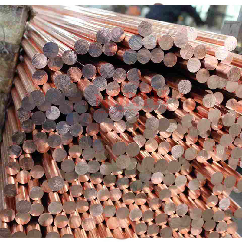 High Quality 99.9% Purity Copper Rod Customized Straight Copper Round Square Bar Bronze Price/Kg C11000 C10200 Manufacturer