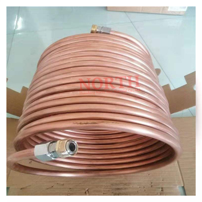 ASTM C12200 Copper Tube Flexible 1/4 3/8 5/8 inch Cheap Copper Pipes for Air Conditioning 1/2 3/4 AC Copper Tubes