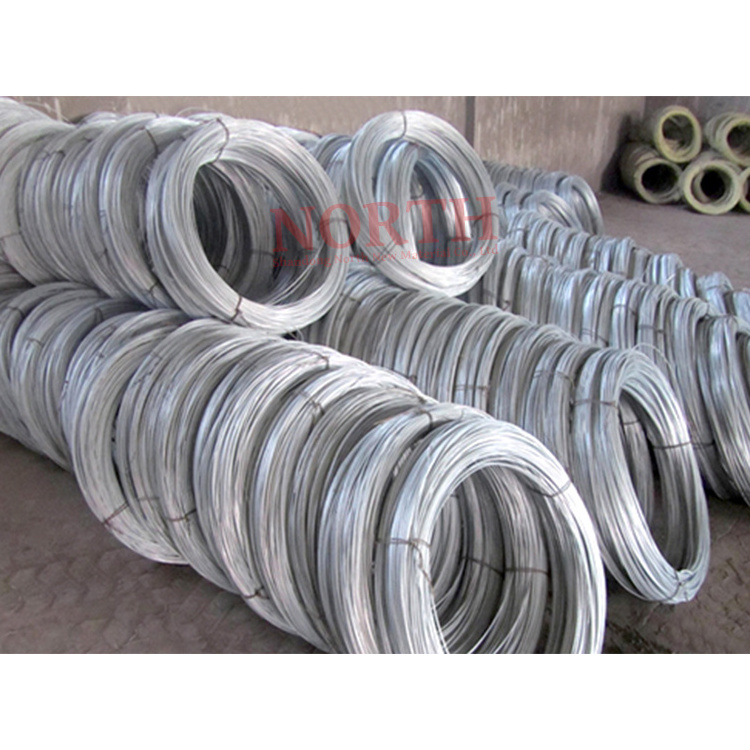 Hot Dipped Manufacturer Nylon Coated Binding Wire Galvanized Heavy Duty Metal Gi Steel Wire in stock