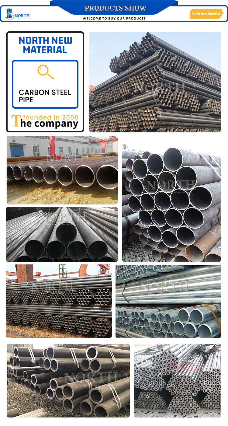 ASTM A53 A106 API 5L Pipe Line Tubes Gr B Carbon Steel Seamless Steel Round Hot Rolled 8 - 1240mm 12mm Thick Steel Pipe in stock