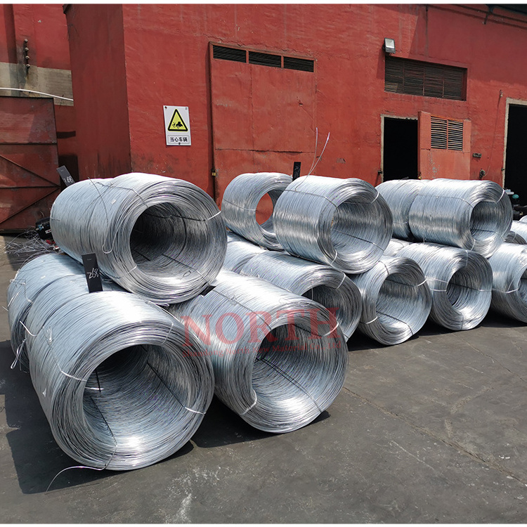 Hot Dip Zinc Coated SAE1006/SAE1008 GI Binding Wire Rope Iron Hot Dipped Electro Galvanized Steel Wire for Fence