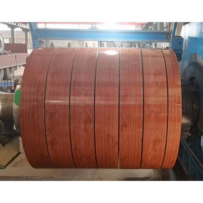 Mill Finish Embossed Prepainted Aluminum Coils for Steel Roofing Sheets 5000 Series Customized Ral Color Coated Aluminium Rolls