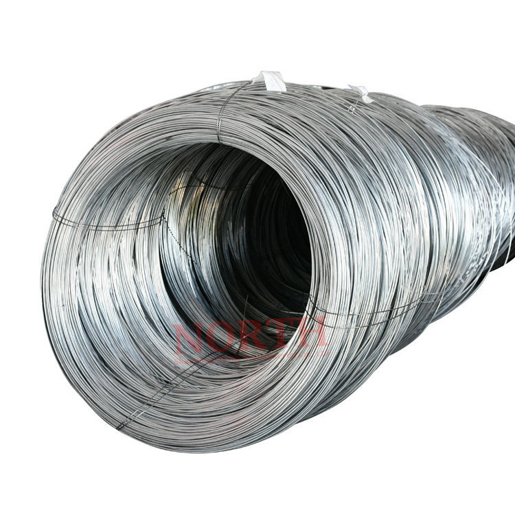 Hot Dipped Manufacturer Nylon Coated Binding Wire Galvanized Heavy Duty Metal Gi Steel Wire in stock