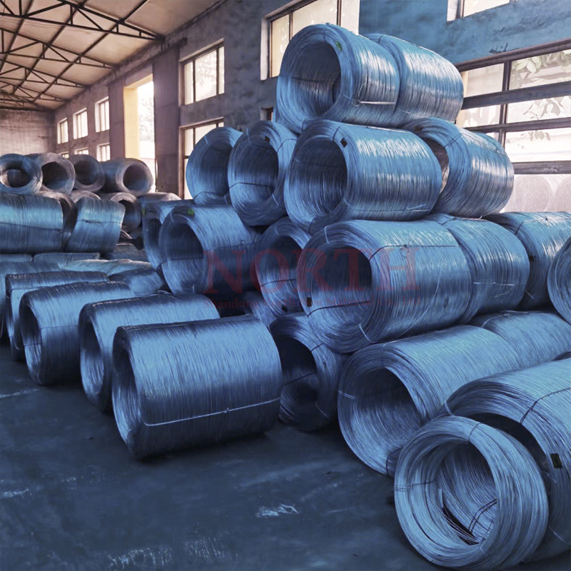 Low Carbon Steel Hot Dip BGW 22/24/26 Z50 Z80 Z100 GI Soft Iron Wire Galvanized Steel Wires for Metal Wire Mesh