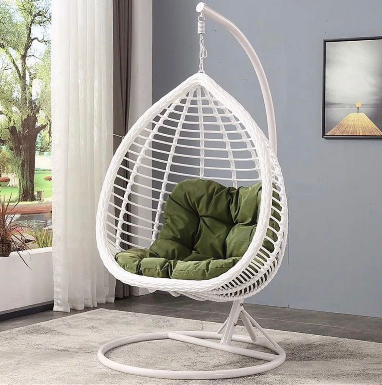 Hanging Egg Chair Cover | Waterproof Outdoor Hanging Egg Chair Cover Anti-Dust Garden Rattan Swinging Egg Chair Protective Cover