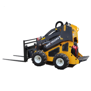 Mini and small Wheel Electric Agricultural Loader Crawler Compact Small Skid Steer Loader