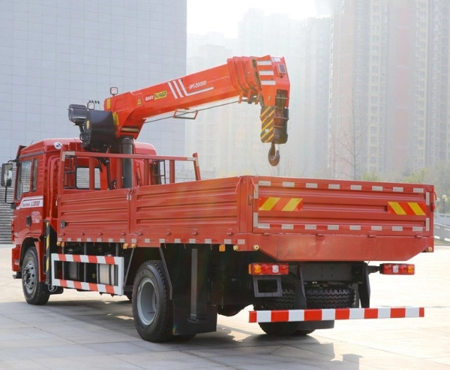 used Shacman H3000 8X4 5 Arm 16ton Heavy Lifting Crane Truck for sale