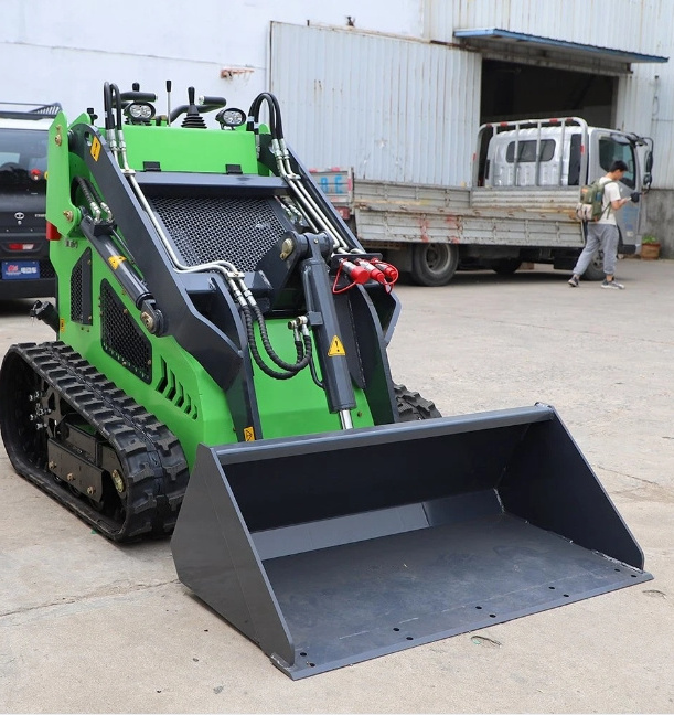 Mini and small Wheel Electric Agricultural Loader Crawler Compact Small Skid Steer Loader