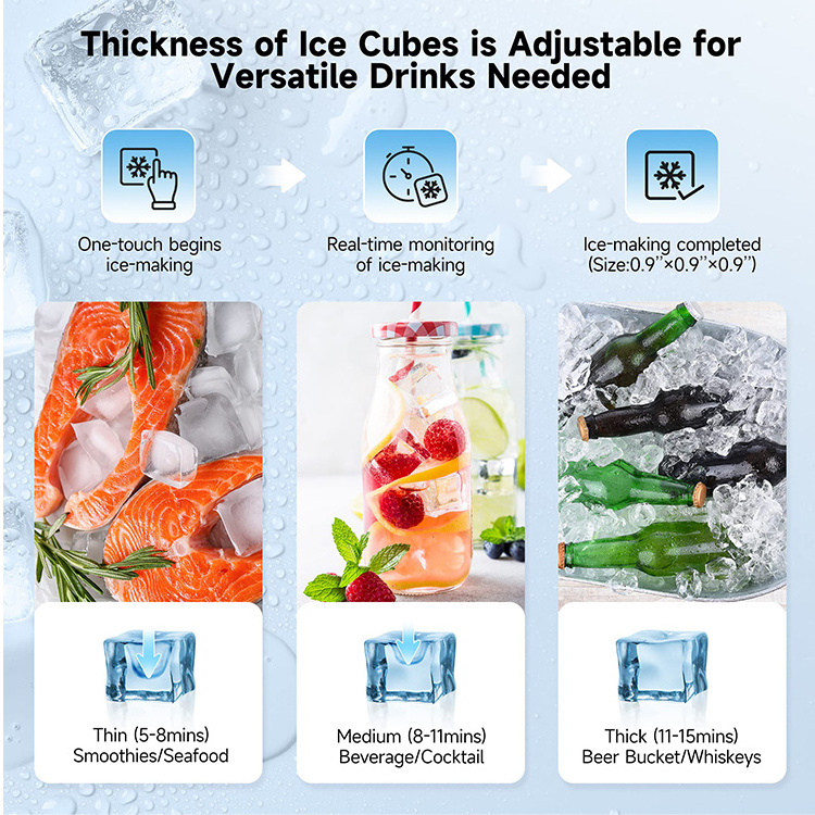 Instant Glacon 60Kg 500Kg 200Kg 1000 Mesin Es Kristal Tube Commercial Nugget Maquina De Hielo Block Cube Ice Maker Machines