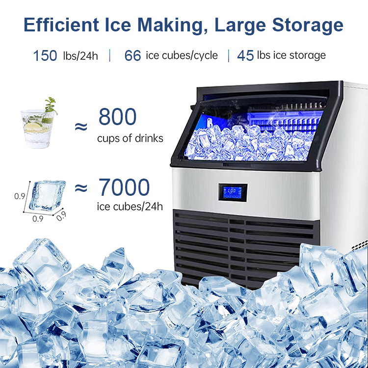 Cyrstal Tube Maker Nugget 1000Kg Flake  Maquina De Hielo En Cubos Commercial Ice Maker Machines A Glacon