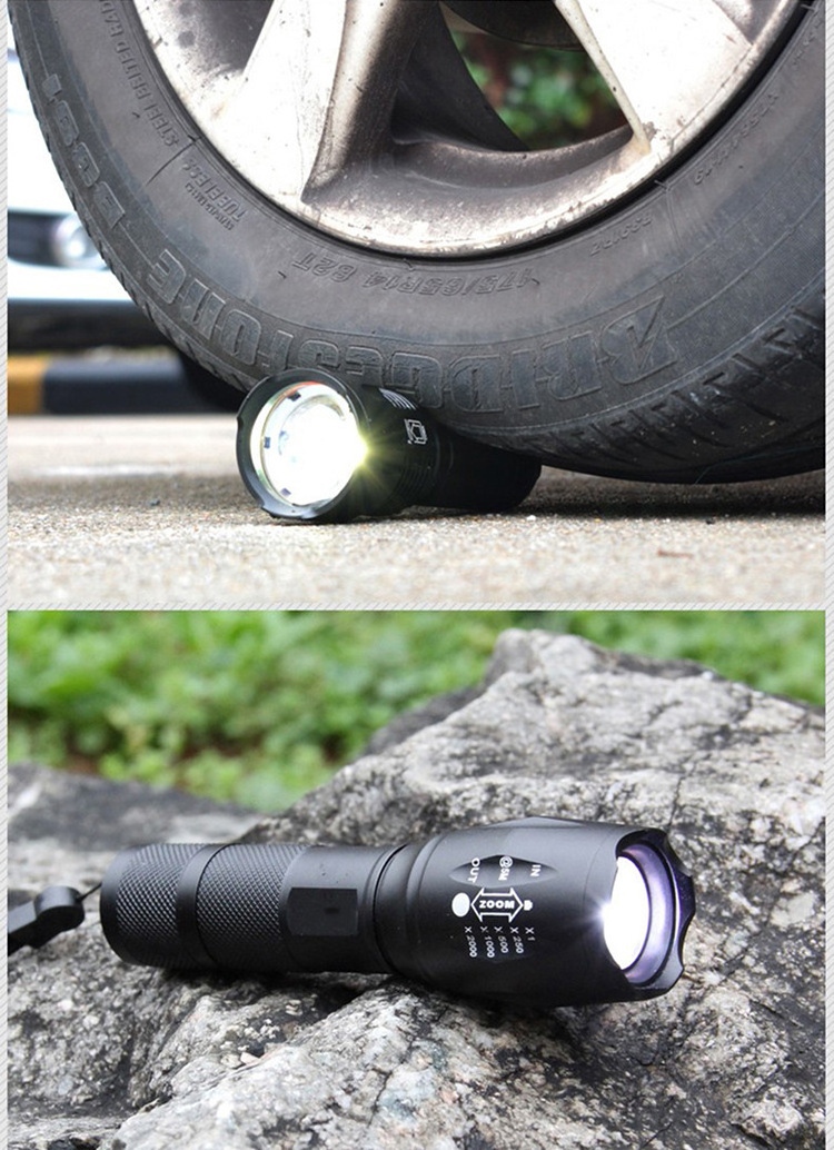 Cheap High Quality Long Range Torch Light Strong Aluminum Alloy USB Charging 18650 Rechargeable Powerful Hand Flashlight