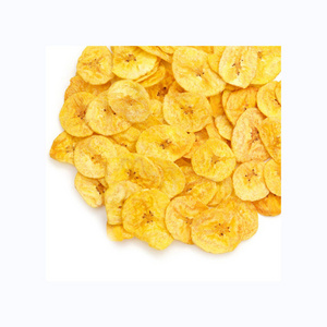 Snack Crispy Banana Chips Salted Yellow Color Sweet Taste Normal Origin Type Organic Fresh Food Grade for Export Vacuum Fried Cr