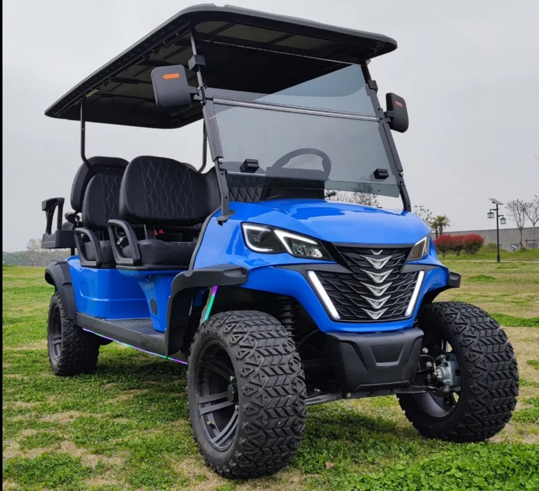 Brand New 72V Lithium Battery Solar 6 Seaters Off Road Electric Street Legal Golf Cart Buggy