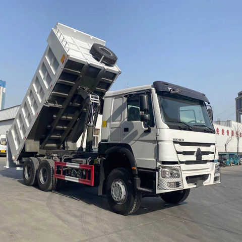 USA Grade High Performance 12 Wheeler 50 Ton Second Hand 8x4 Used HOWO Tipper Dump Truck supplier