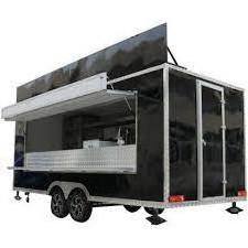 Mobile Pizza Oven Food Truck Commercial Concession Trailer Fully Equipped Mobile Pizza BBQ Fast Food Trailer For Sale