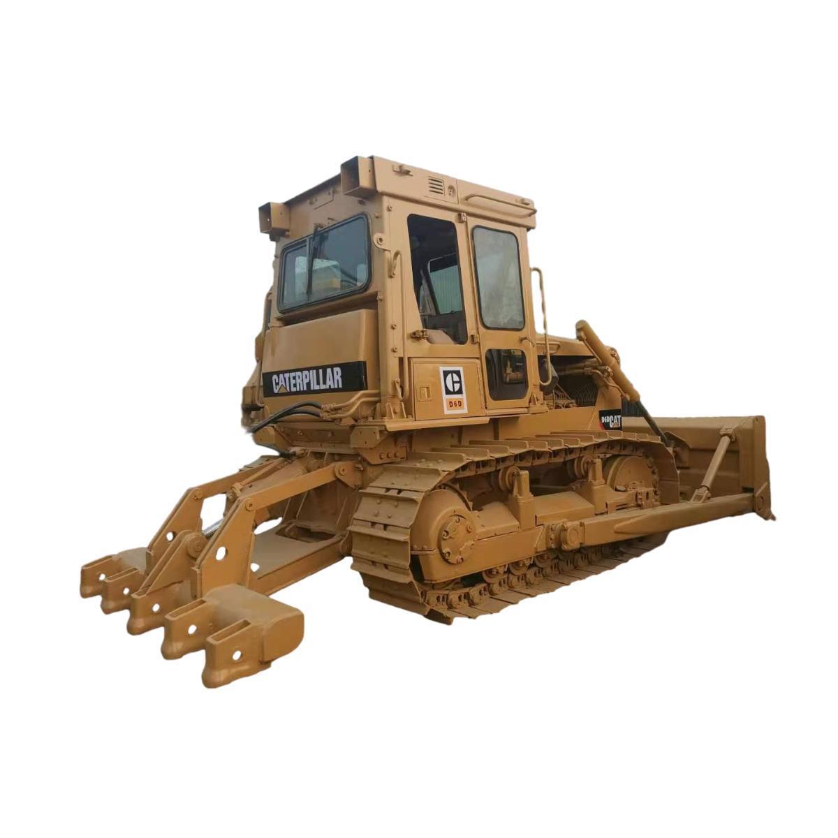 Caterpillar used dozer D6D D6H D6G D6R in stock second hand Cat D6D bulldozer with ripper d6 cat bulldozer low price