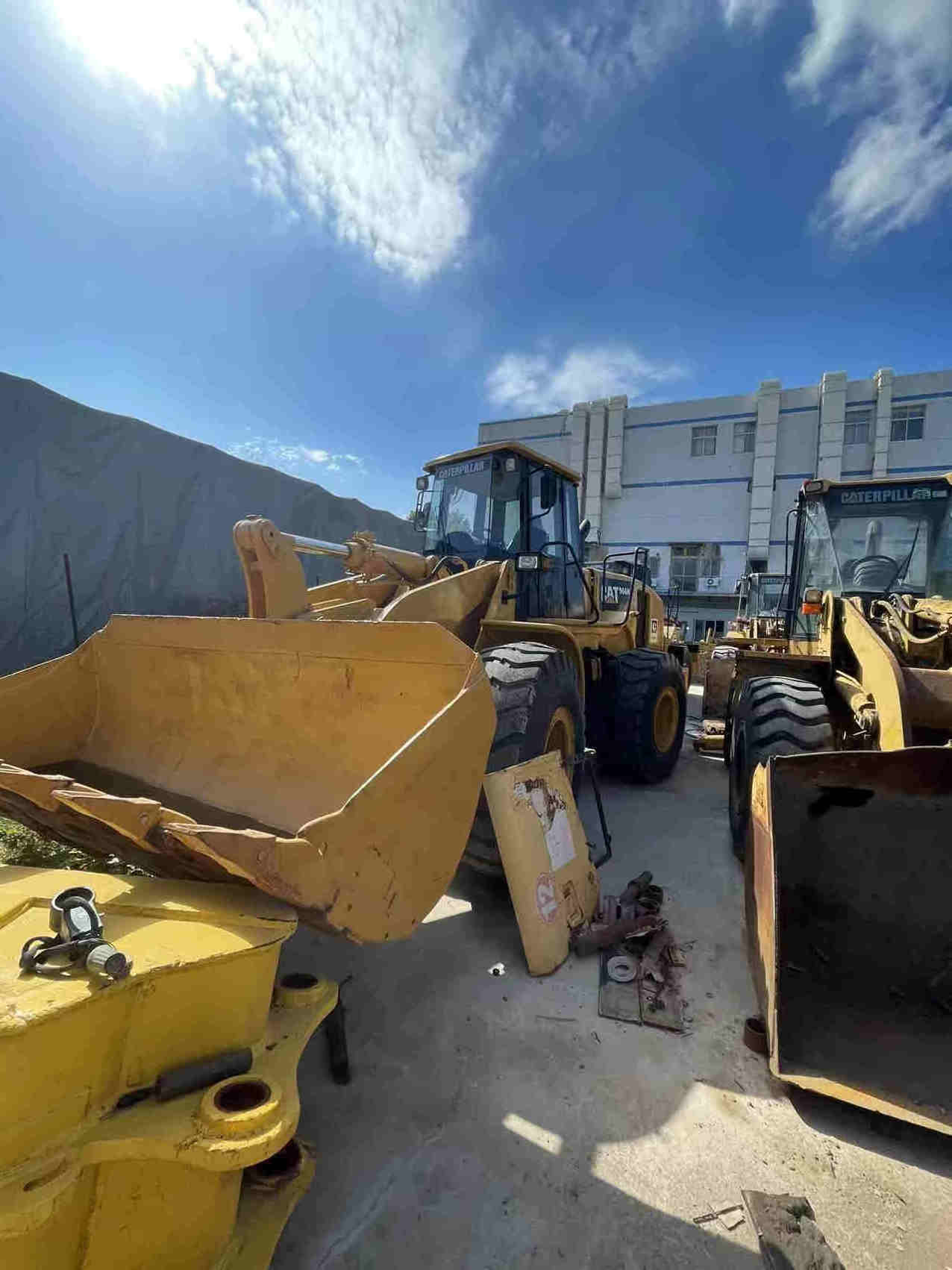 Caterpillar quality CAT966H with original parts CAT 966H used large wheel skid steer loaders second-hand construction machinery