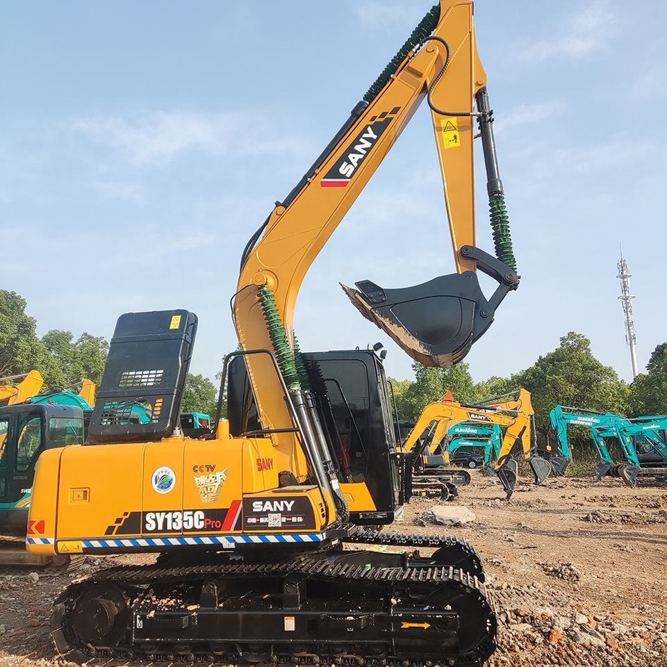 Cheap Original 13 Tons Second Hand Excavator Sany SY135cpro Used Construction Equipment Sany 135 Excavator For Sale