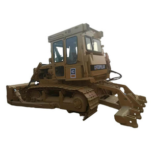 Caterpillar used dozer D6D D6H D6G D6R in stock second hand Cat D6D bulldozer with ripper d6 cat bulldozer low price