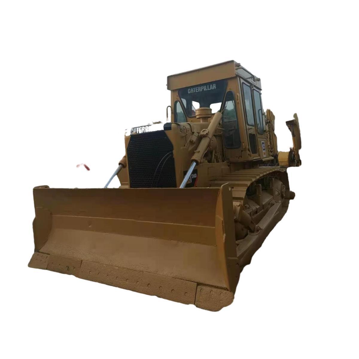 Caterpillar used dozer D6D D6H D6G D6R in stock second hand Cat D6D bulldozer with ripper d6 cat bulldozer low price