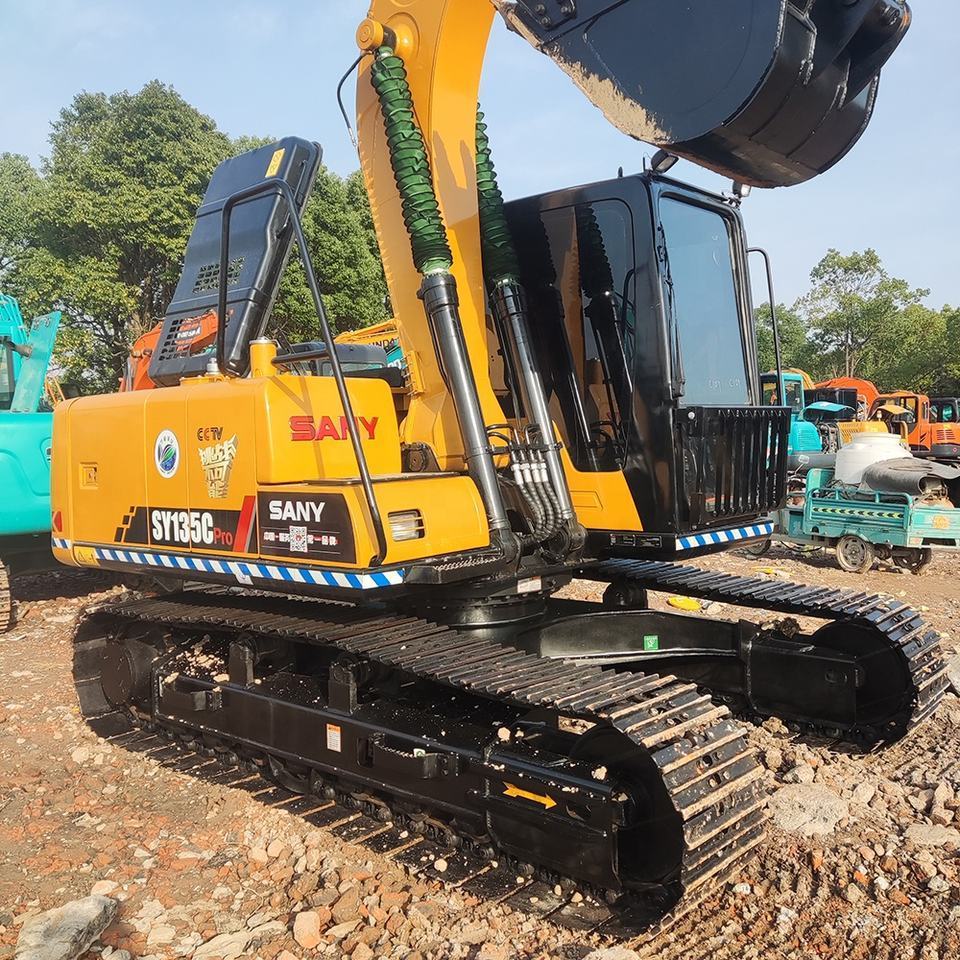 Cheap Original 13 Tons Second Hand Excavator Sany SY135cpro Used Construction Equipment Sany 135 Excavator For Sale