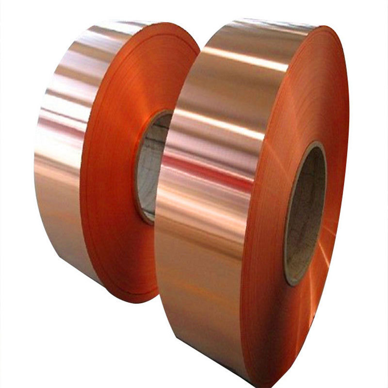 Reasonable Price Flat Copper Strip/Foil C11000/T2 Oxygen-Free Pure Copper/ Red Copper Coil for Transformer