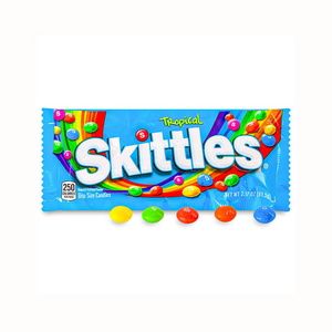 Hot Skittles wild berry Peanut Sandwich Chocolate Bar 24*51g Energy Bar Boxed Snack Candy Snickers