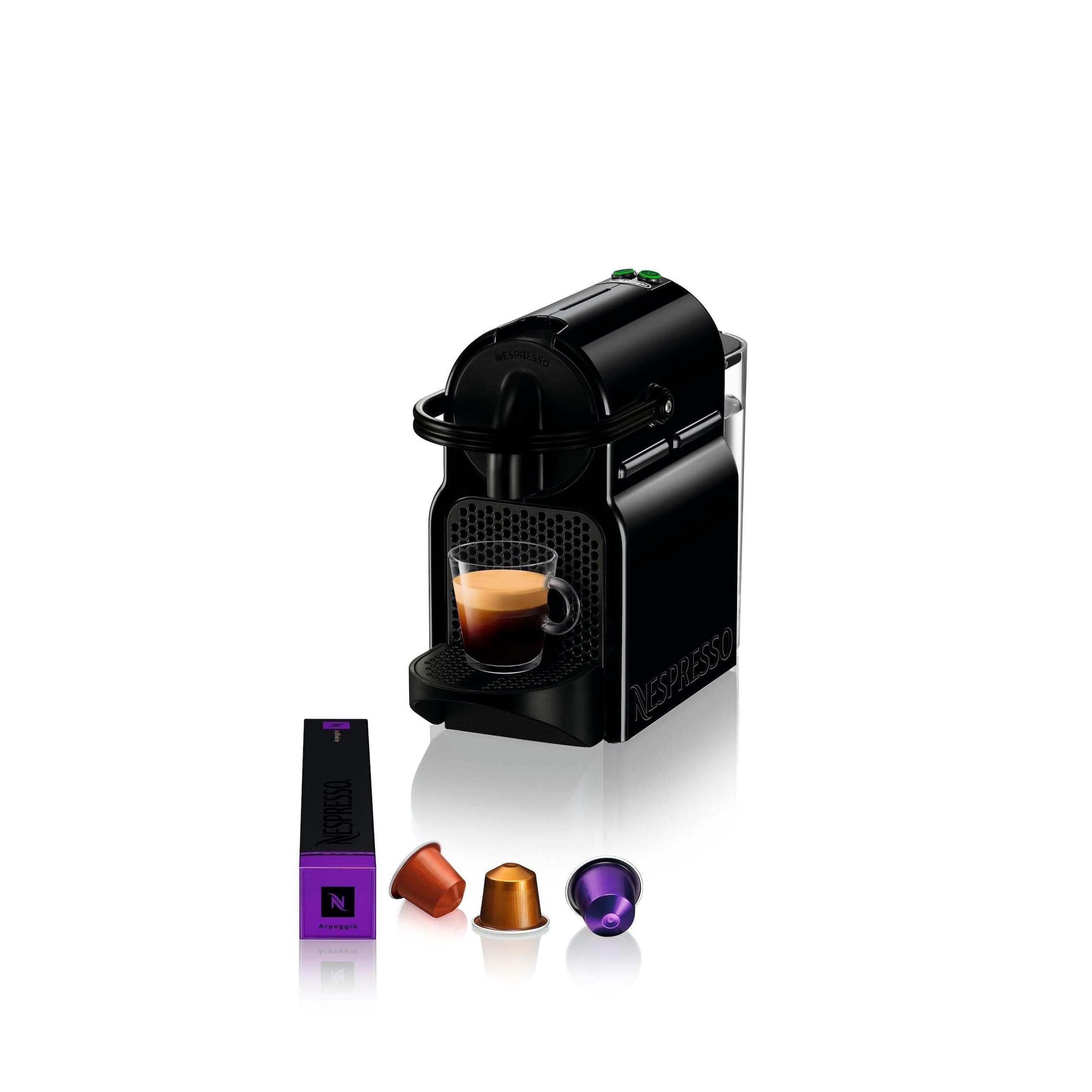 Nespresso Vertuo Next Deluxe Coffee and Nestle Ice Cream Buitoni Espresso Machine by with Milk Frother, Matte Black Chrome