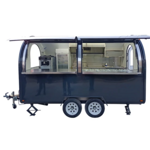 Commercial Mobile Food Truck Sells Stainless Steel Hot Dog Food Truck Street Fast Food Snack Truck