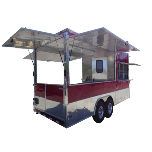 Customized Cheap Kitchen Trailer Food Truck With Full Kitchen Mobile Bar Horse Trailer Concession Food Truck Mobile Food Trailer