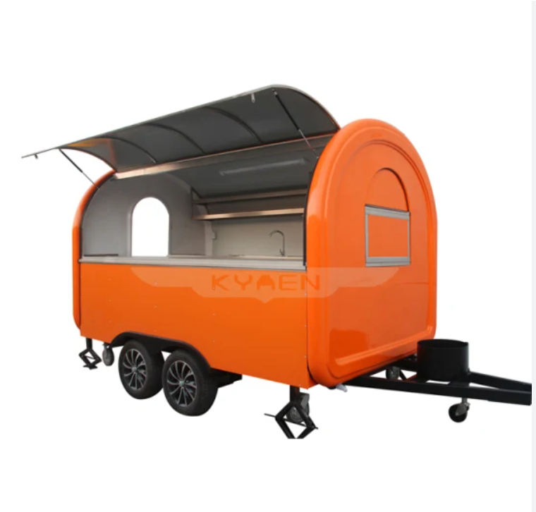 Customized Cheap Kitchen Trailer Food Truck With Full Kitchen Mobile Bar Horse Trailer Concession Food Truck Mobile Food Trailer