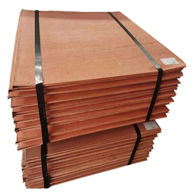 Good Wholesale Copper Cathodes Plates 3mm 5mm 20mm thickness 99.99% Copper Cathodes T2 4x8 copper Plate sheets Supplier price