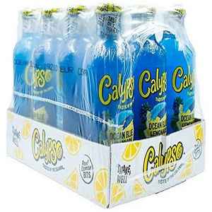 Calypso Ocean Blue Lemonade - 16 fl oz Glass Bottle fOR Sale