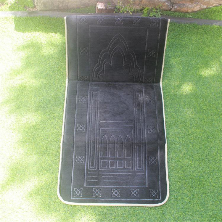 Prayer Carpet portable foldable Muslim praying Arabic mat  prayer mat custom tussles custom pile height worship mats