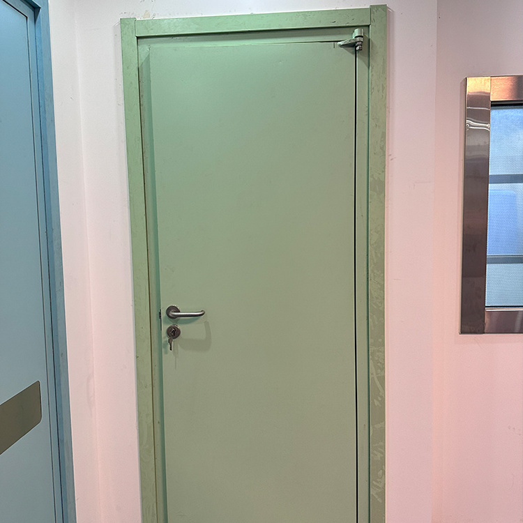 manual lead door, lead door with lead glass window,Anti-Radiation Sliding Lead Glass Door