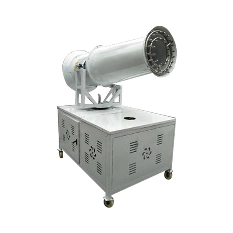 30M smart spray fog water meshing fire cannon industrial humidifier thermal fogging machine for stone yard