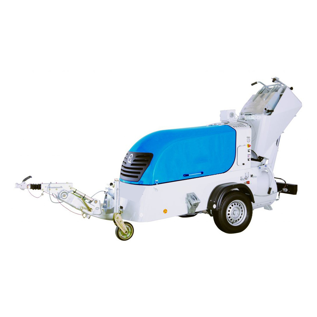 Mortar Mixing Pumping 5200RB Screed Pump  Spraying Wall Plastering Rendering Machine