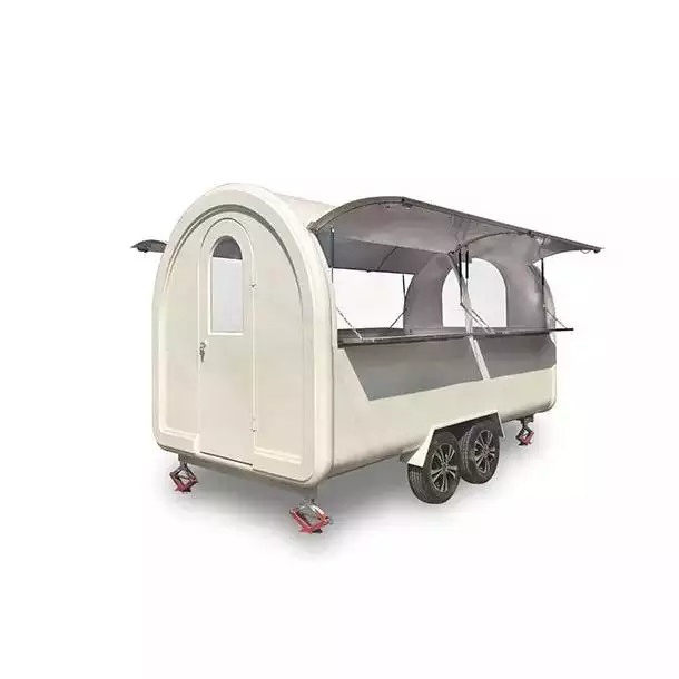 Multi-function Coffee Carts Food Trailer Mobile, Food Cart Ice Cream Mini Food Truck